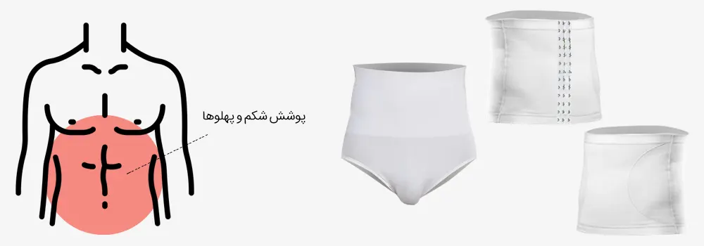 گن های اسلیپ و شکم بند بهترین گزینه برای پوشش شکم، پهلو